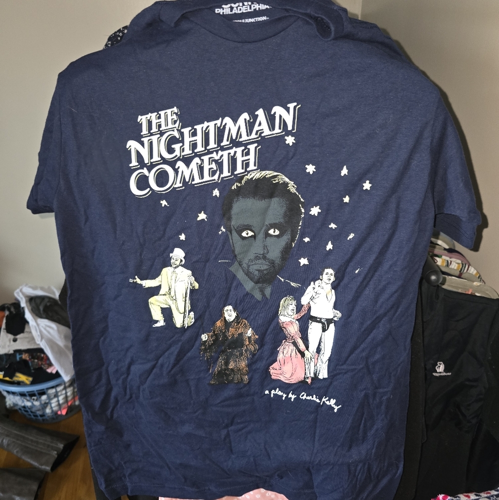 Ripple Junction Navy 'The Nightman Cometh' Graphic Tee